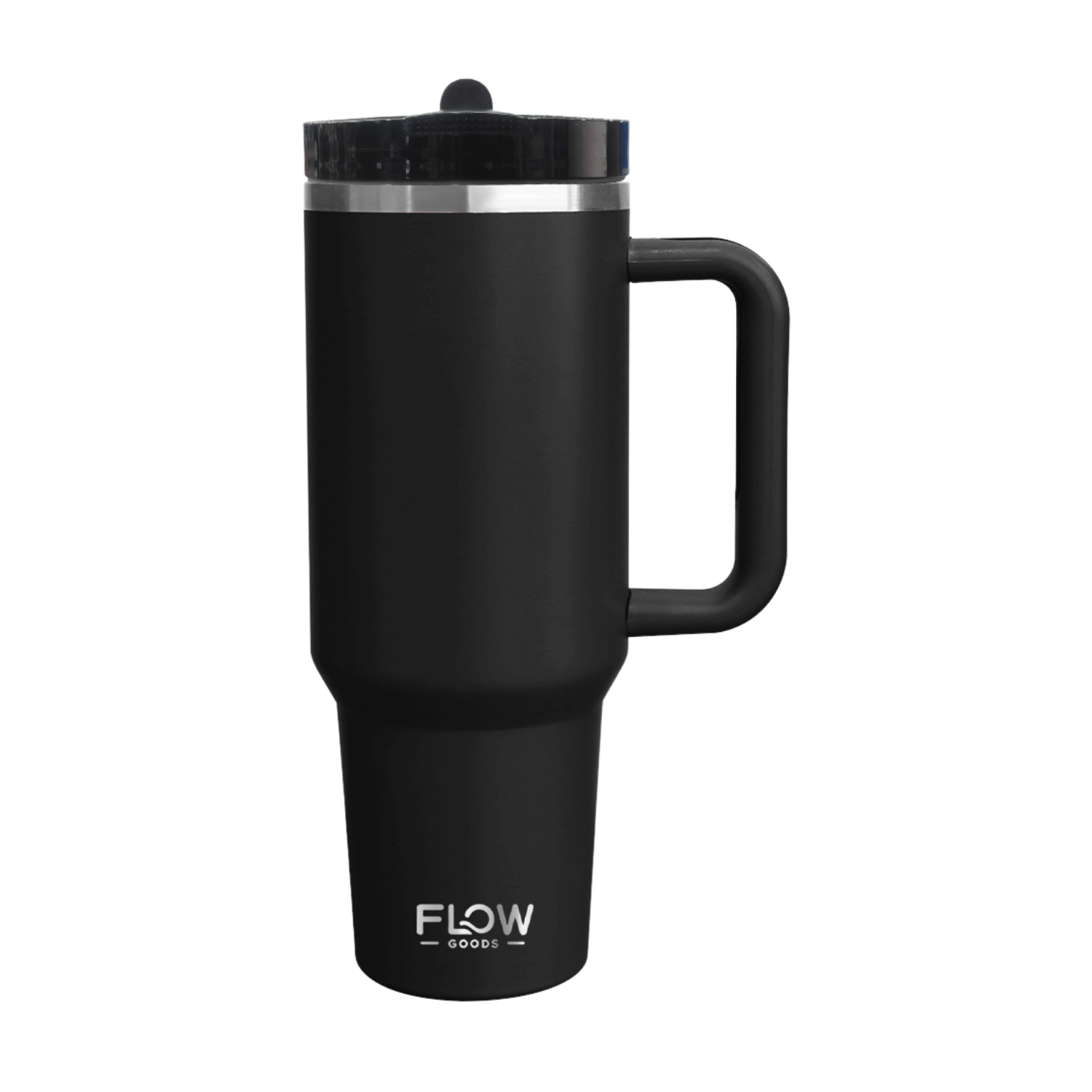 Flip Straw Tumbler Black